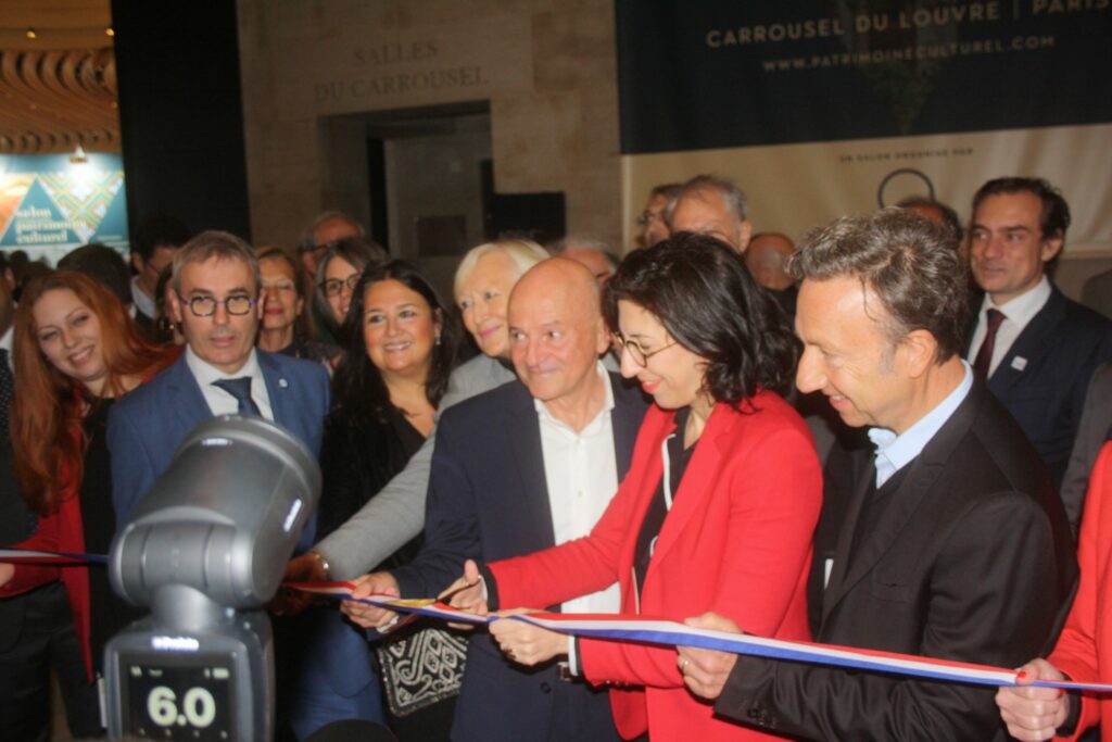 inauguration salon patrimoine culturel 2023 par stéphane bern